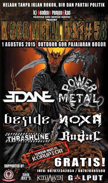 Guys!! Tgl 1 Agustus 2015 ayo kita merapat ke bogor. Kita nonton band-band berbahaya.