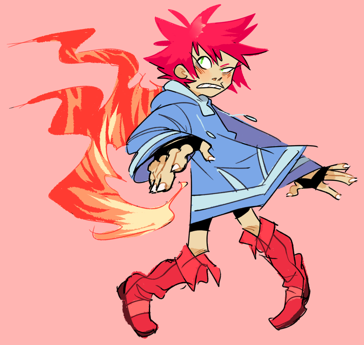 8xenon8's tweet image. been a while since I drew my fav punk princess