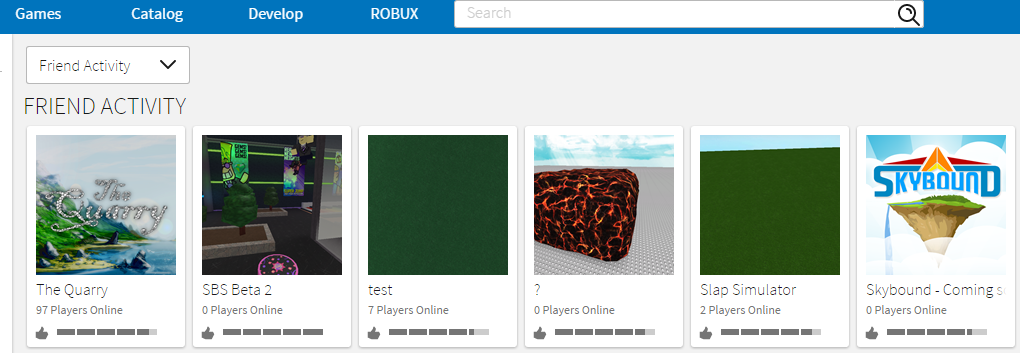 Roblox Dev Tips On Twitter Friend Activity Sort Has Been Added