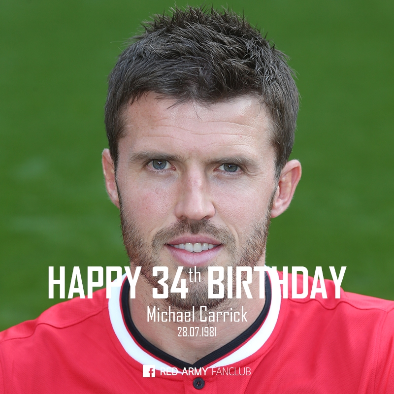 Happy 34th Birthday Michael Carrick  
