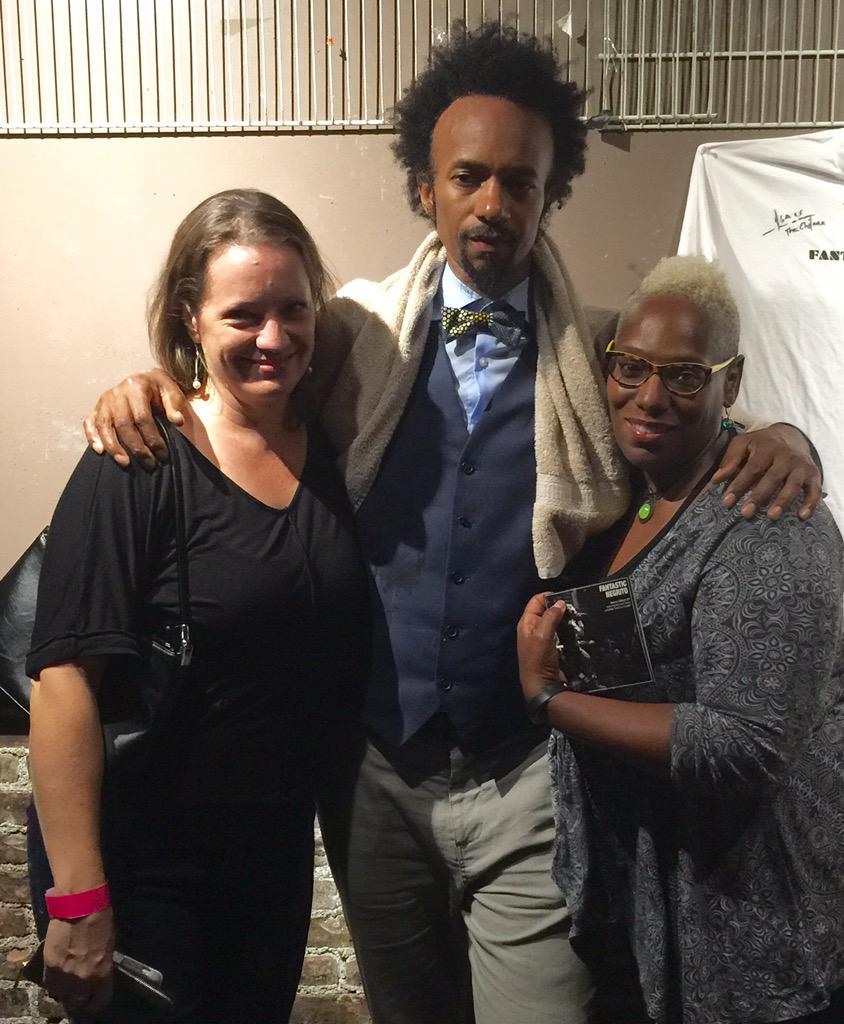 DRCOOKEJACKSON's tweet photo. Me &amp; @PenAndPlate got funk-soul, rock-n-roll + blues-jazz wrapped up in the voice of a beautiful soul @MusicNegrito http://t.co/doSfuHoF23
