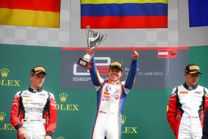 GonzaloTunjo's tweet photo. @oscartunjo Unico piloto de la GP3 en Ganar luego de salir desde la Novena posición este 2015 Gran Premio Austria #F1 http://t.co/3kTsJbcPMb