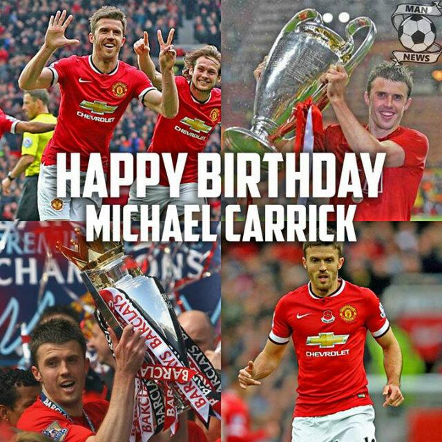 Happy birthday michael carrick :) 