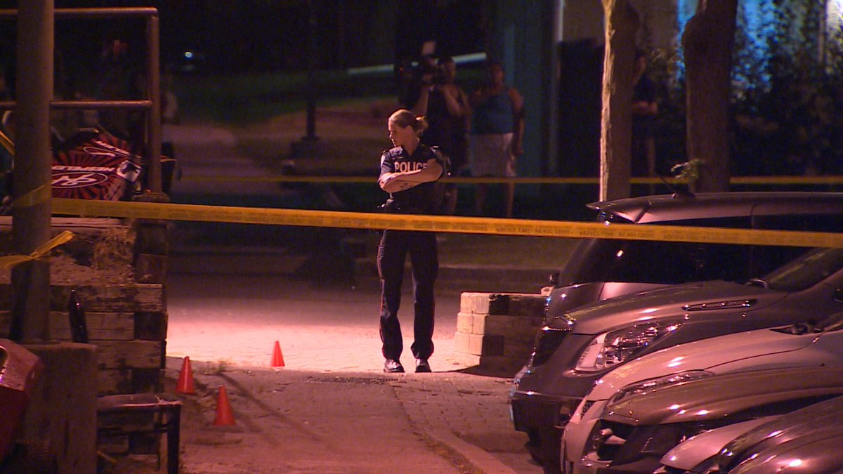 CBCToronto's tweet photo. Multiple shots fired in a parking lot on Chester Le Blvd. Vic Park and Finch. No victims so far. #cbcto http://t.co/7iFzJQG697