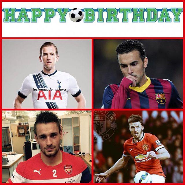 Happy Birthday to these 4 stars at International and Club football...     ... Harry Kane 