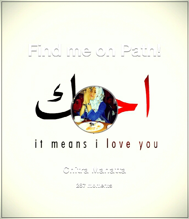 Zechitra02's tweet photo. I've shared 287 memories with my friends on #Path - see them now at http://t.co/HZKHLvRetb! #thepersonalnetwork http://t.co/1V0Oq6G6Aa