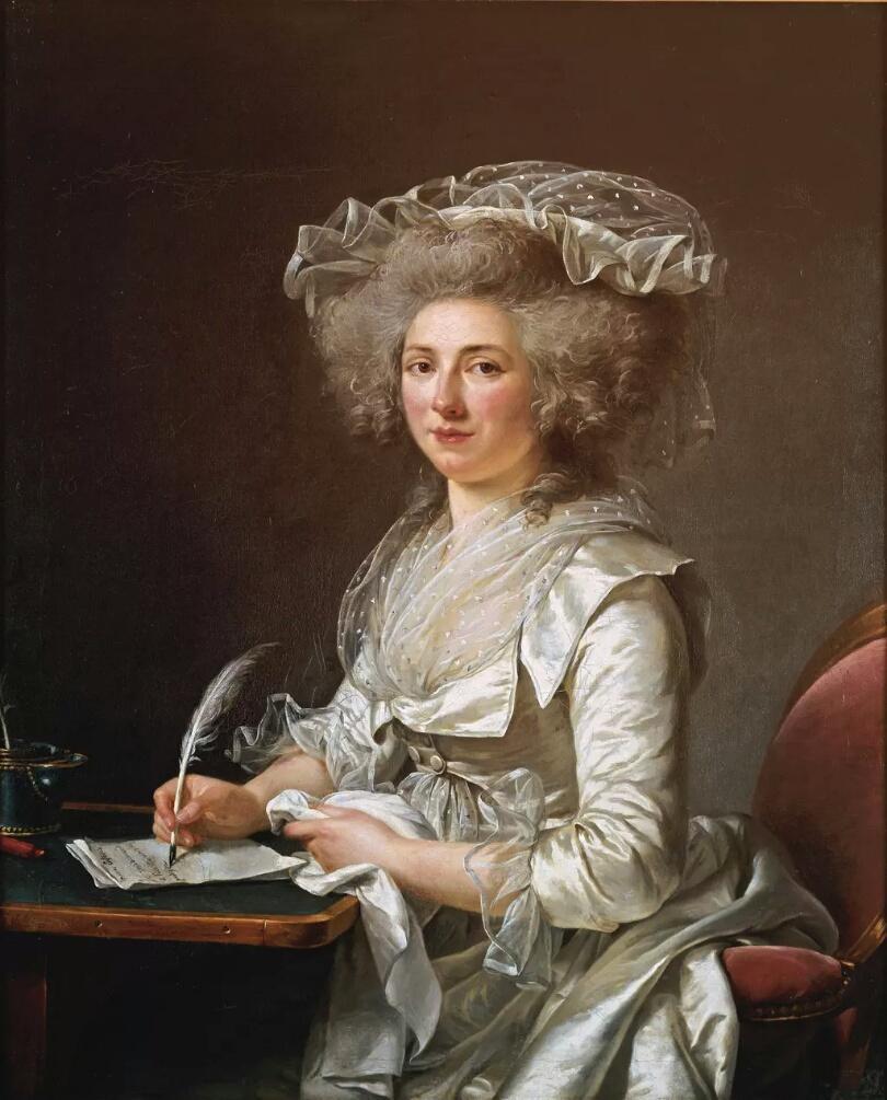 QuizzArt's tweet image. This is my letter to the world 
That never wrote to me
E. #Dickinson 
A.#Labille-Guiard
#QuizzArt