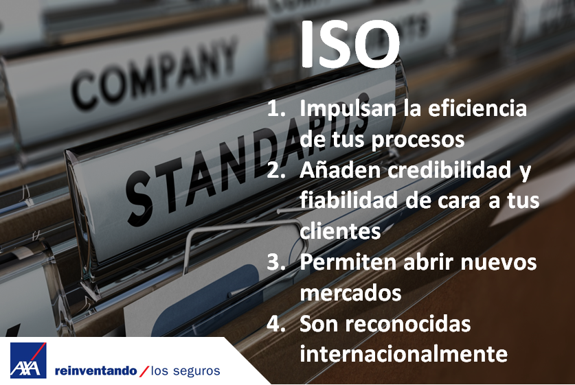 AlbertoNavarAXA's tweet photo. Las normas ISO proporcionan un punto de eficiencia y competitividad para las #PYMES http://t.co/ugq2Rnhh9T