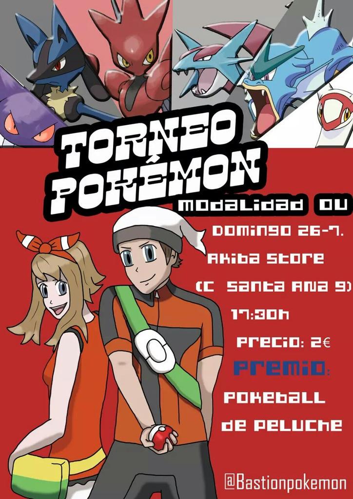 Hoy torneo de OU! Con un premio increíble! *-*
En <a href="/akbstoremadrid/">Akiba Store</a>!