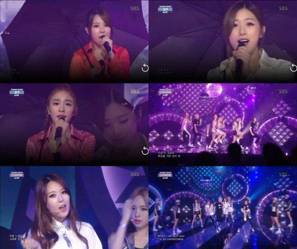 allkpop's tweet photo. SONAMOO get 'Deep' with 'Cushion' on SBS' 'Inkigayo' http://t.co/S4k7fwLP8c http://t.co/PRYOVDkDmw