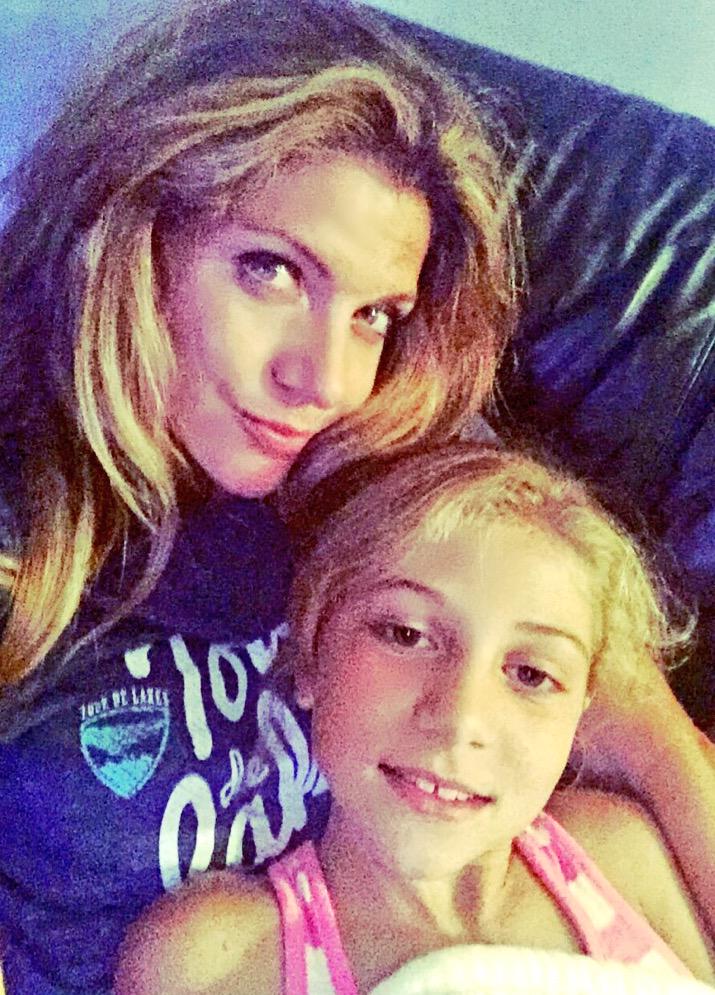 Cuddling with my baby girl after a fabulous celebration... ❤️😘🎉
