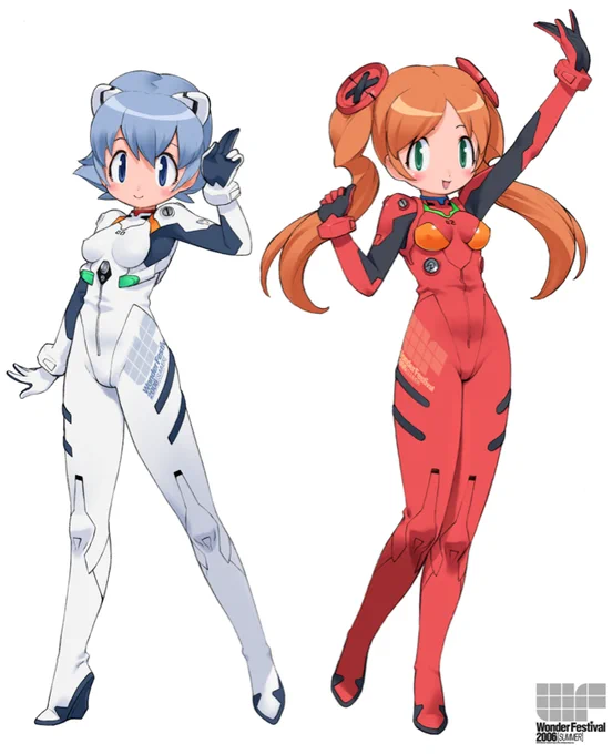 ワンフェスのエヴァ20thコーナーで自分の描いたワンダ&リセットのグッズがあるみたいですよ!懐かしいな〜。 