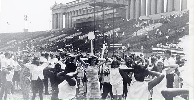 nuCAST's tweet image. First Special Olympics in #Chicago at #SoldierField The beginning of the Revolution! #LA2015