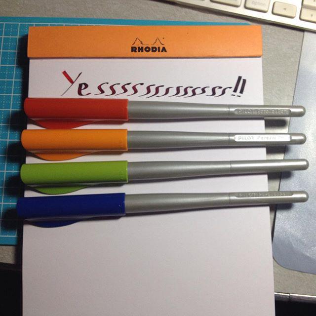 Pactagon's tweet image. Yesssssssssssss!! #pilotparallel #fountainpen #calligraphy ift.tt/1S2Oj9k