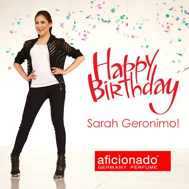 Belated Happy Birthday Sarah Geronimo! I wish you nothing but all the best that life can give! I love you so much!! 
