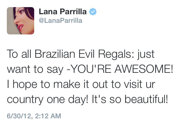 lettyboxd's tweet photo. @LanaParrilla dreams really do come true, huh? http://t.co/Wt9TQyeAEG