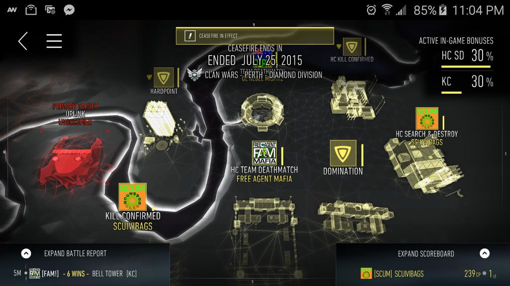 SCUIVIBAGS's tweet photo. We came back 299 SCUM, great comp fun war #CWperth, GG FAM1 177 &amp; EGC 164 @yoyo_clannews @BadgersDoesNews http://t.co/tcAwJzx0zG