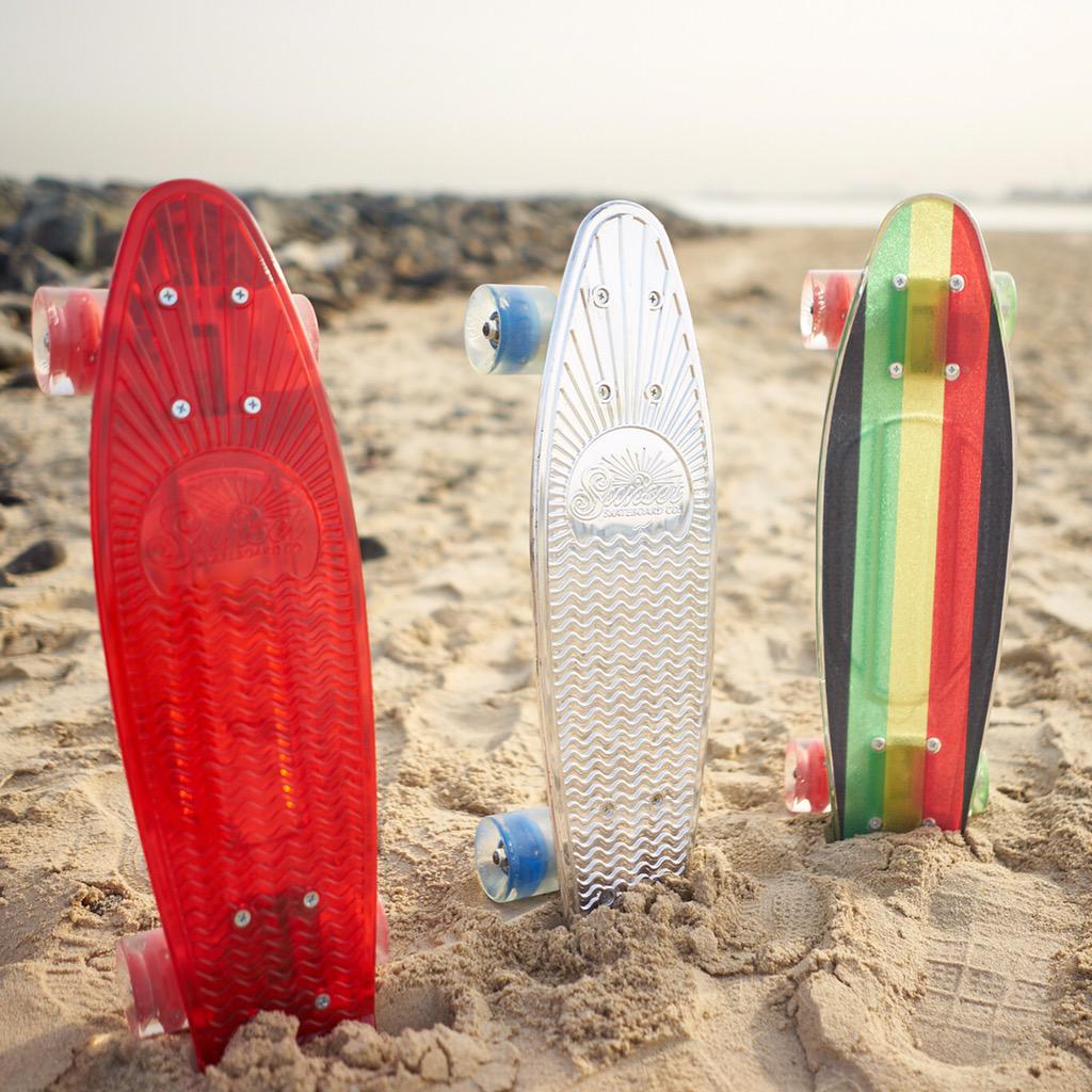 Slay it on the ramps with style with our <a href="/SunsetSkateCo/">Sunset Skateboard Co</a> collection. #SSS #Skateboard #ShowThemYou