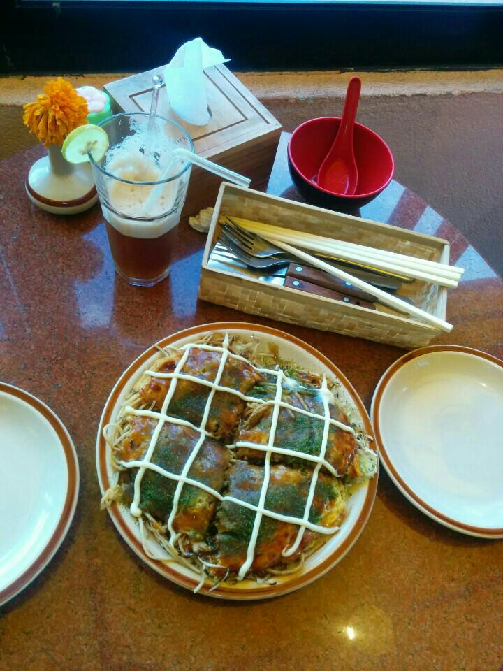 Yum... New food :) (@ Otafuku Okonomiyaki in Lalitpur) swarmapp.com/c/6Q3euDPt9jl