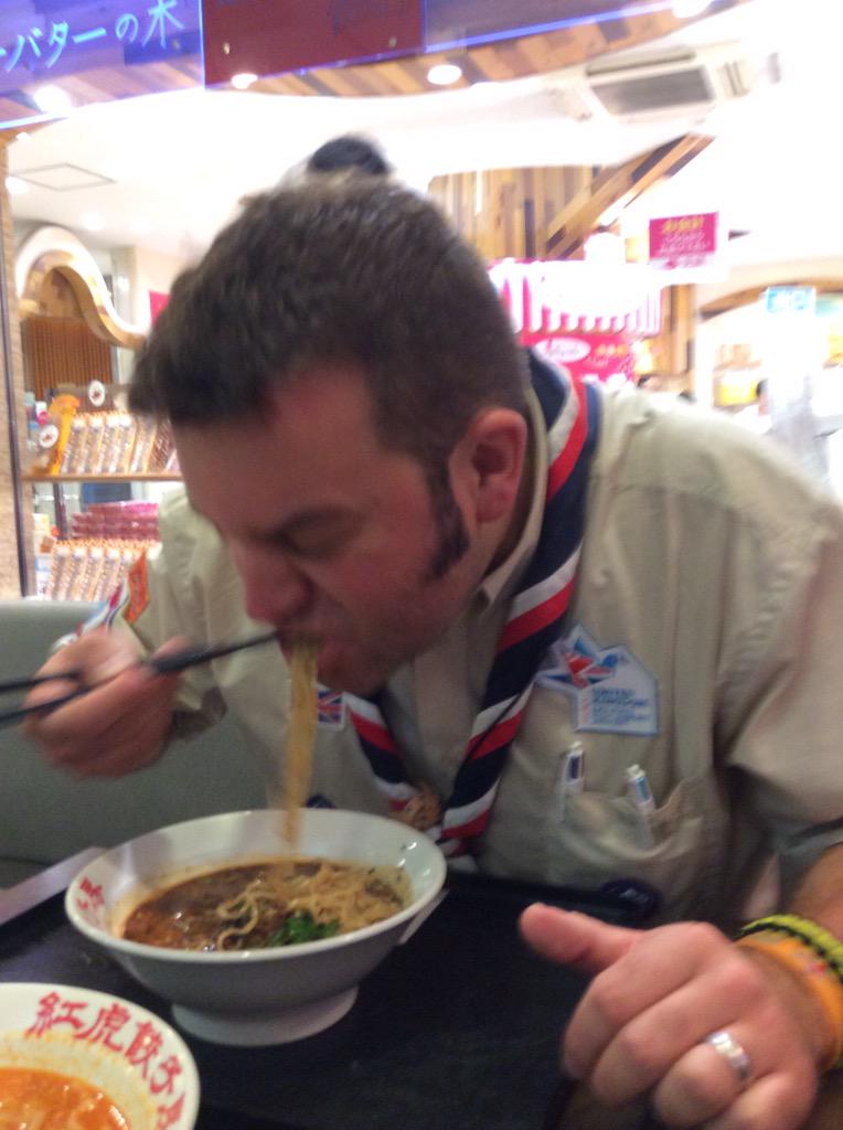 First taste of Japanese cuisine and proving that delicious motorway service food is not an oxymoron. #Japan2015