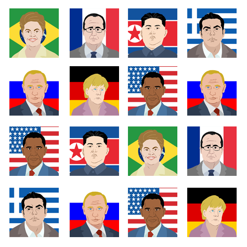 New Political Skins for Agar.io