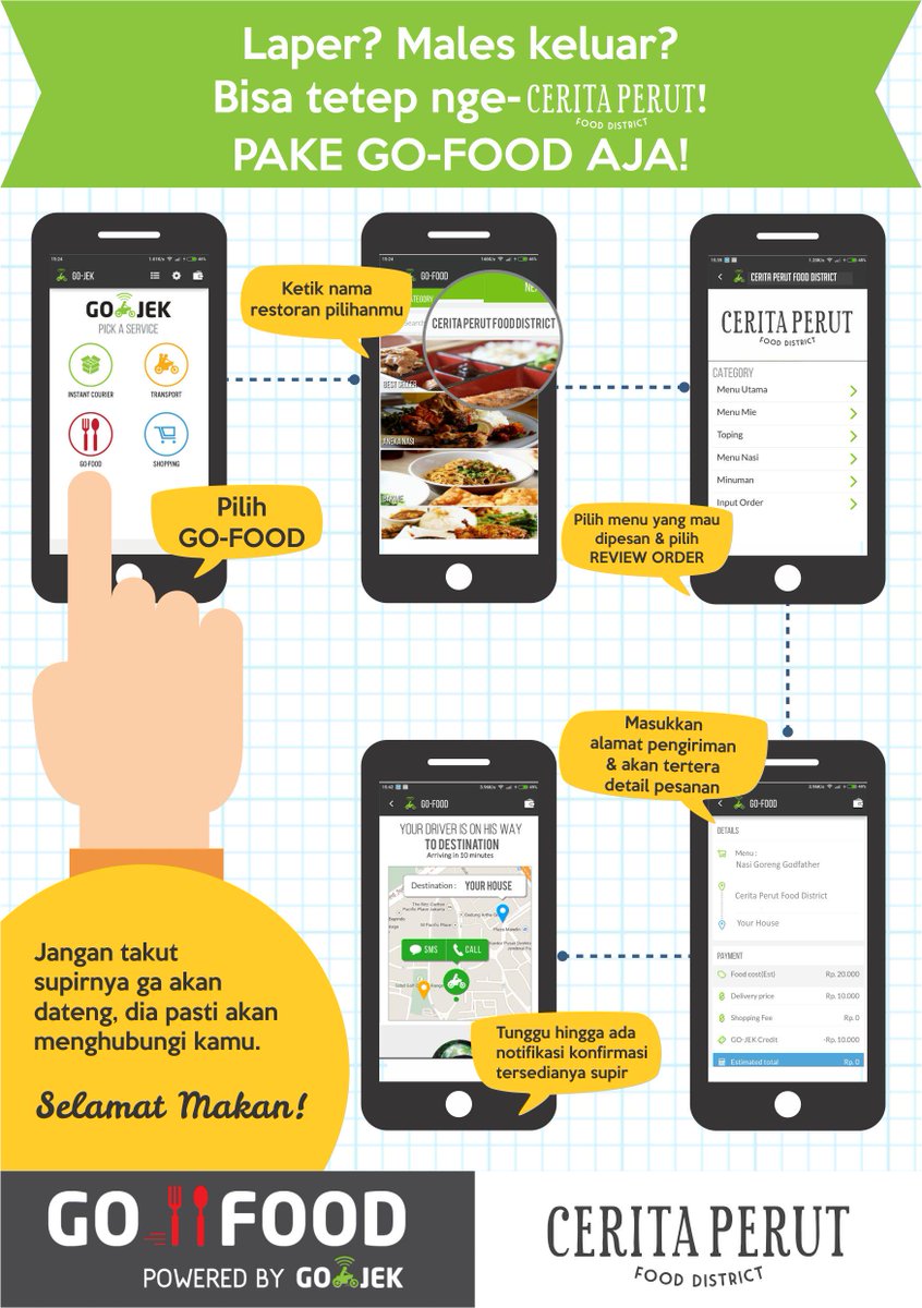 salonprimrose's tweet photo. Siapa yg udah laper pake bgt &amp; mau DELIVERY menu2 di #CFD? Langsung ambil hp kamu trus pesen via GO-FOOD deh. https://t.co/NFPGHNEP45