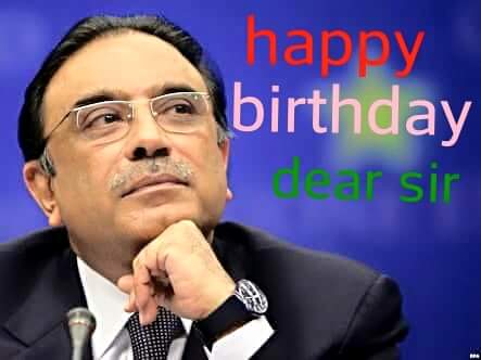 Happy Birthday to Sher e Pakistan
Mr Asif Ali Zardari.
Jeo Hazaron Saal 