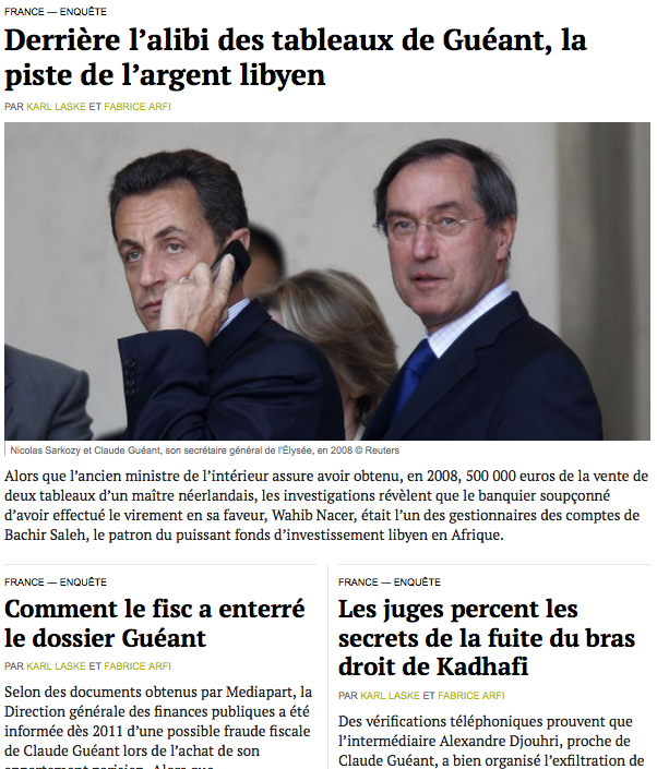 Mediapart's tweet photo. Claude Guéant, ses tableaux, le fisc et l'argent lybien: les révélations de Mediapart http://t.co/ZXE3Zb5IMV http://t.co/Jzqd7oav2F