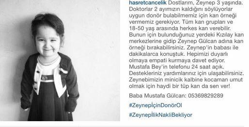 _uzumce's tweet photo. Kan veremiyorsanız bile, paylaşarak Zeynep'e umut ışığı olabilirsiniz. 
#zeynepiliknaklibekliyor http://t.co/yTOWtcGIaV