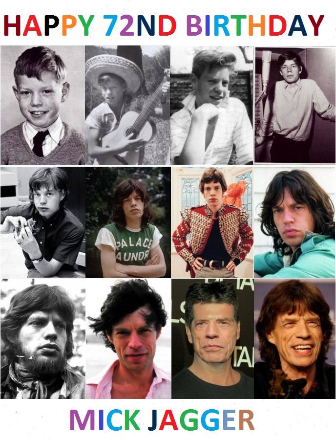 Happy 72nd Birthday to Mick Jagger (born 26 July 1943)

 