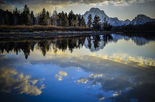 New artwork available on fineartamerica! - 'Grand Teton Sunset' by RiverNorth Photography - fineartamerica.com/featured/grand…