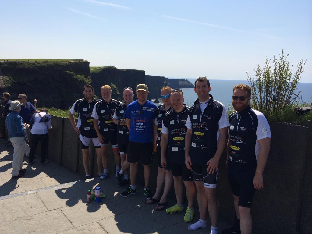 galway2cork4mnd's tweet photo. Week on from #galway2cork4mnd just hit £3K with donations! Thanks again for all support @CliffsofMoher1 #cliffsmoher http://t.co/xTBlN278Q2