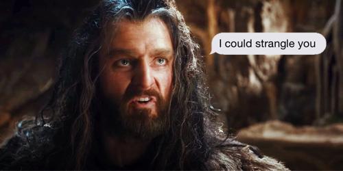 freethemartin's tweet photo. #TheHobbit edit 😂😂 #thorin #thranduil http://t.co/Yr6aIzMfqE
