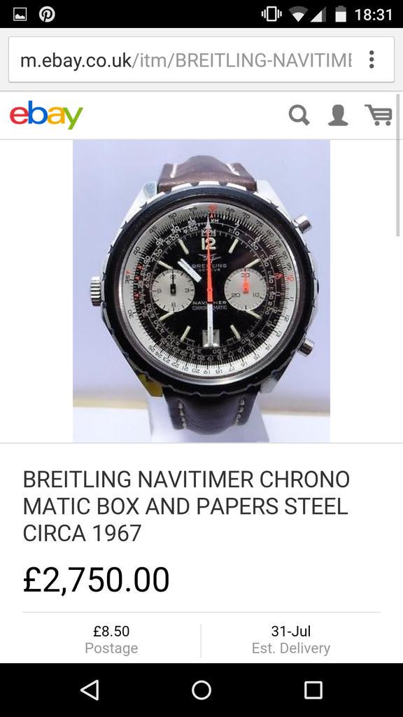 m.ebay.co.uk/itm/BREITLING-…  #breitlingwatch #breitlingnavitimer #breitlingnavitimerworld #oldbreitling