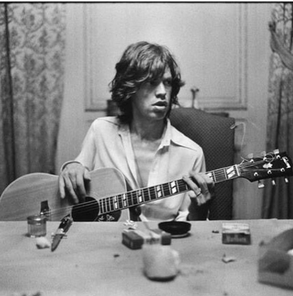 Happy 72nd birthday to Mick Jagger. Thanks for your music. I can\t remember my room without your poster on the wall!! 