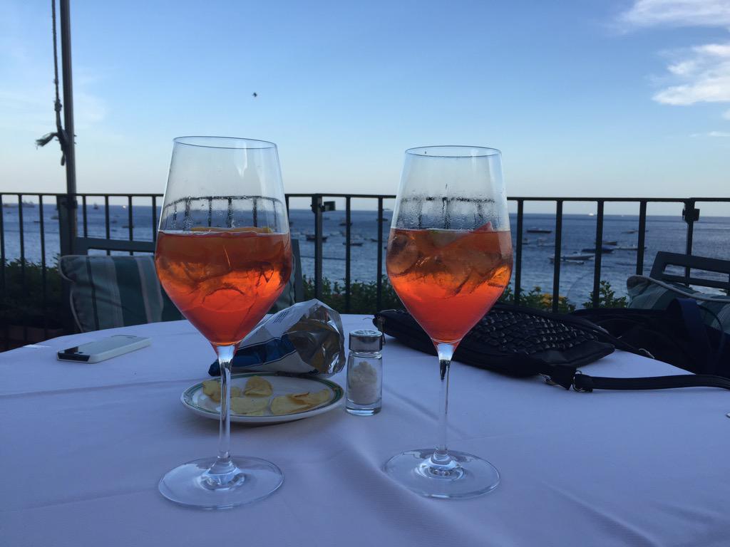 GetYourDotBar's tweet photo. The real shiz aperol spritz at buca di bacco positano http://t.co/d1Zsu0Sa9X