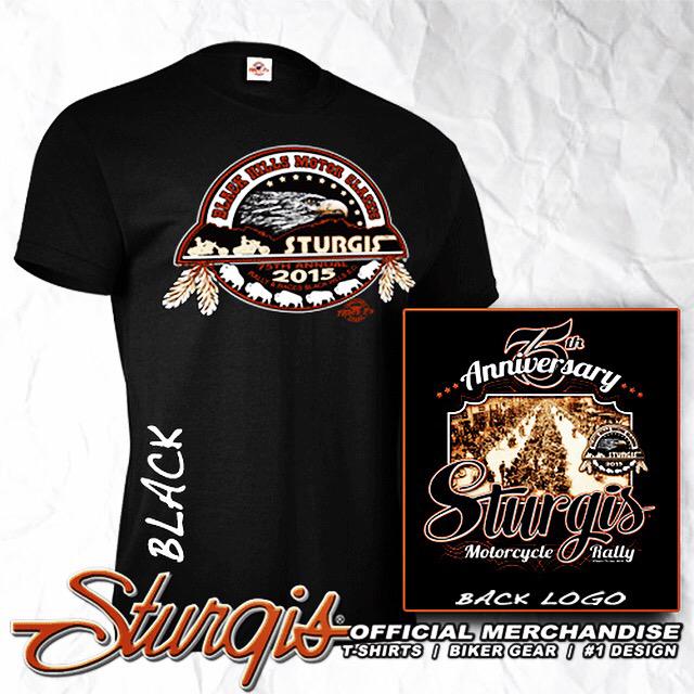 Can't make it to Sturgis? Get your Official #Sturgis #Motorcycle Rally T-Shirt from the SturgisTours.com Shop!