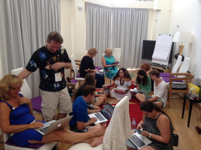 sheelay's tweet photo. This is day 2 of film and media school @sageuniversity #sagefilms http://t.co/UvYgLaPD0X