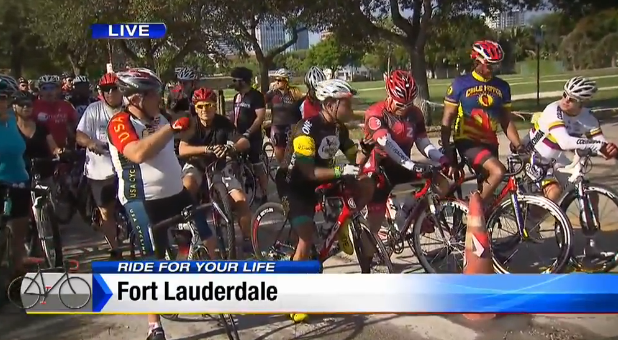 RIDE FOR LIFE- Cyclists honor swim instructor who was killed by driver while riding her bike. bit.ly/1U0M9Vf http://t.co/bpkz1Cp220