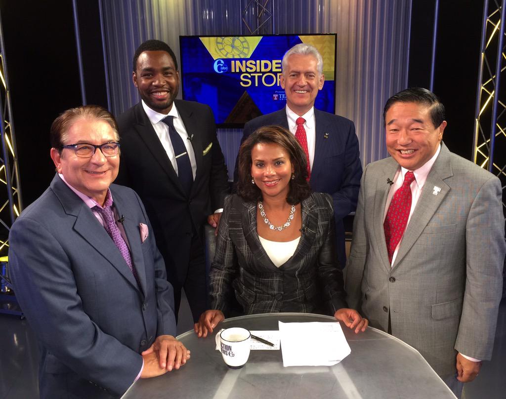 TamEdwards6abc's tweet photo. Join us this am on Inside Story with Ed Turzanski, @terrymadonna,  @JANTING3 and a new Insider, @douglasioliver ! http://t.co/UkqyifTC1D