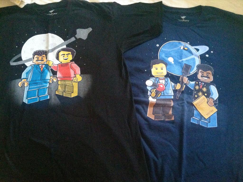 CraigBaloghCPA's tweet image. Decisions, decisions. Which @teefury shirt by @w00ki33 do I wear to the @IntrepidMuseum #SpaceScienceFestival today?