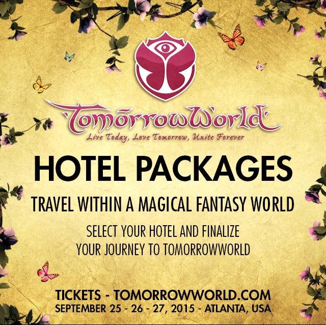 Hotel Packages for <a href="/TomorrowWorld/">TomorrowWorld</a>. Join us in September to be part of the madness!