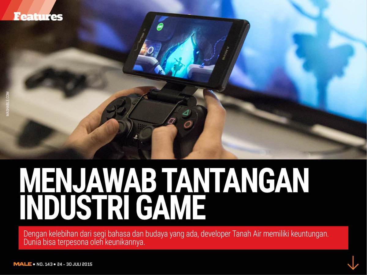 Indonesia menjawab tantangan industri mobile game global. <a href="/MaleMagazine/">MALE Magazine</a> no.143 bit.ly/1Je89ZE