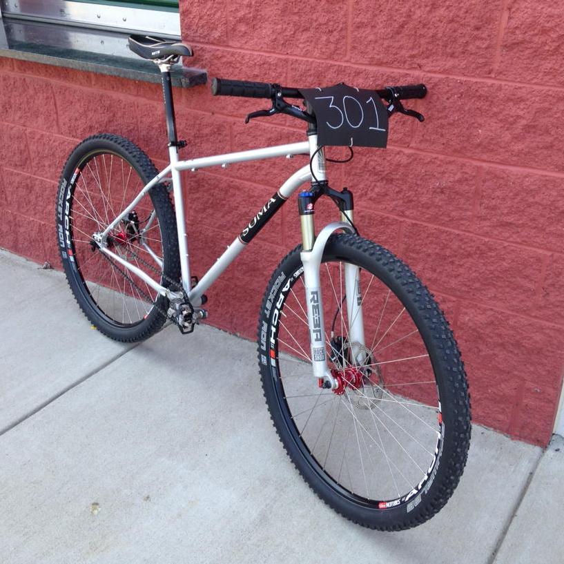 bobbybrew's tweet image. Single speed is ready to #BurnTheRidge! #301 #clydesdale
