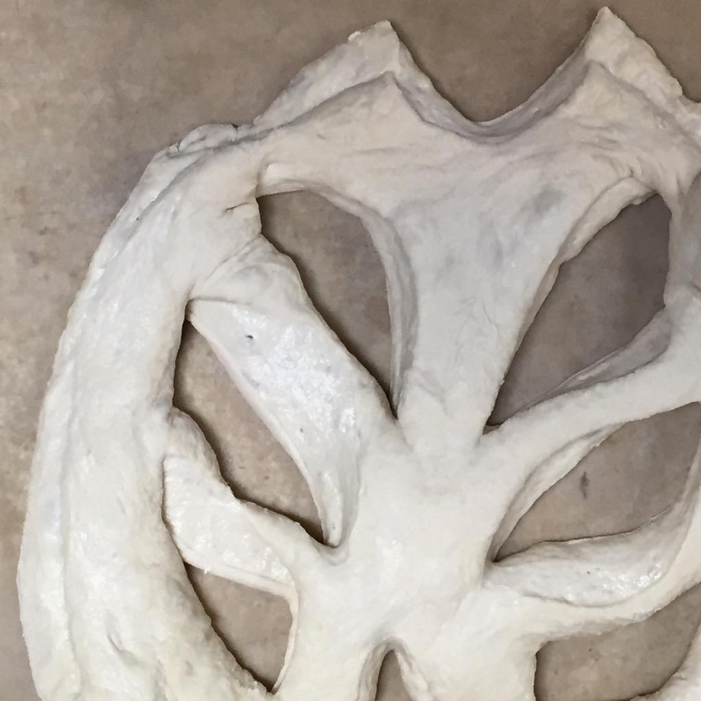 lafarmbakery's tweet photo. Prepping new #Fougasse for #Sundaybrunch. #shaping #dough #HappyWeekend! http://t.co/CJsk8PCx9Z
