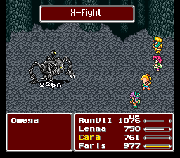 Active_ate's tweet image. 3x Love Song-ers and 1x X-Fighter slowly work down Omega. @FF5ForFutures #FF5FJF2015 #Run7 #up