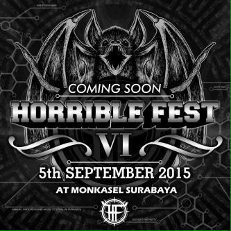 Cooming soon !!! Catet tanggalnya dan tunggu line up bandnya !!! #HORRIBLEFEST2015 x #HorribleTour2015