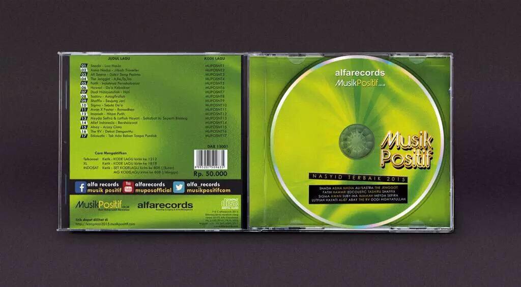 3. Ada 17 lagu inspiratif dari 17 artist @musikpositifcom. Easy listening tapi membawa semangat positif buat kamu☺️