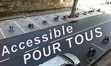 AccessibleTOUS's tweet photo. Inscrit sur chaque fauteuil "Je reviens dans quelques minutes" #RespectDesUnsEtDesAutres #SavoirVivre Via @Sevtagada http://t.co/VW1ntOEMpw