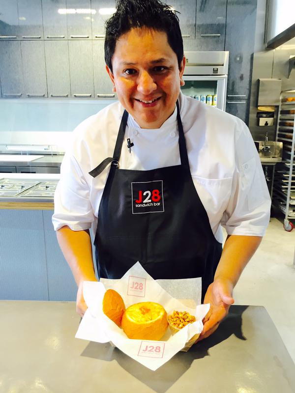 J28sandwichbar's tweet photo. Join #ChefJavier on July 28th for 1 year celebration of @J28sandwichbar ! http://t.co/PNHhueD1iH